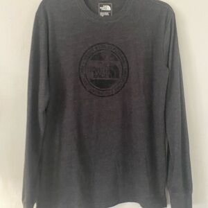 The North Face Men's Charcoal Long Sleeve Tee